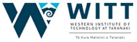 WITT Western Institute of technology at NZ
